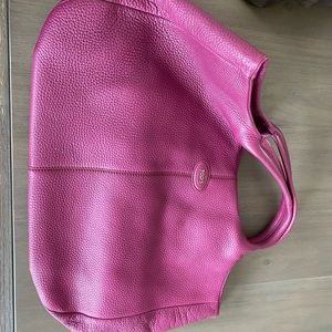 Tod’s pink top handle bag